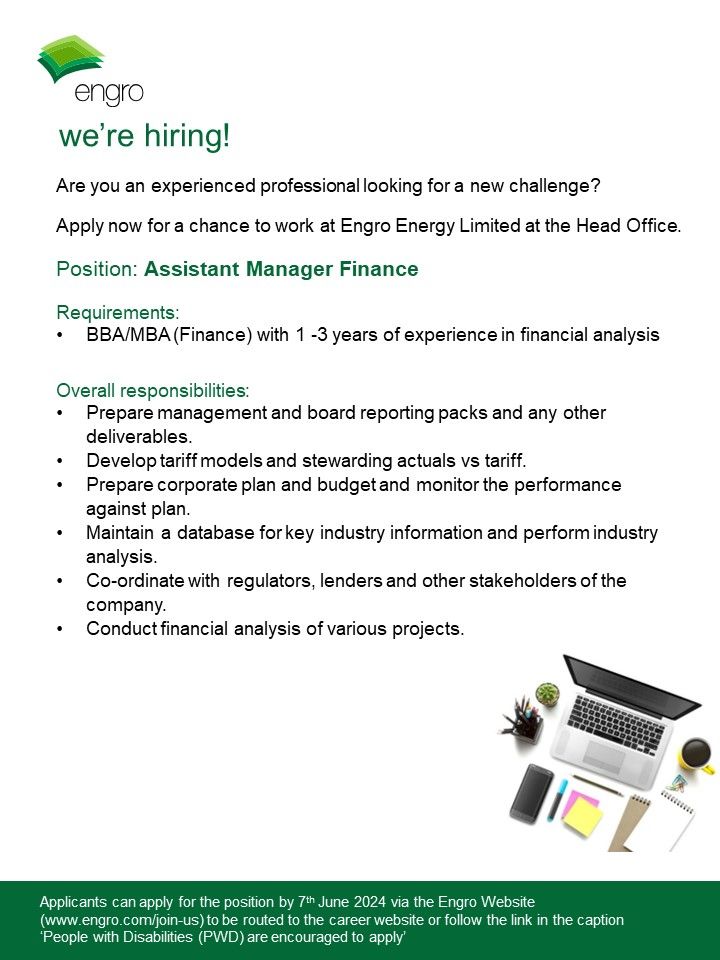 Assistant Manager Finance